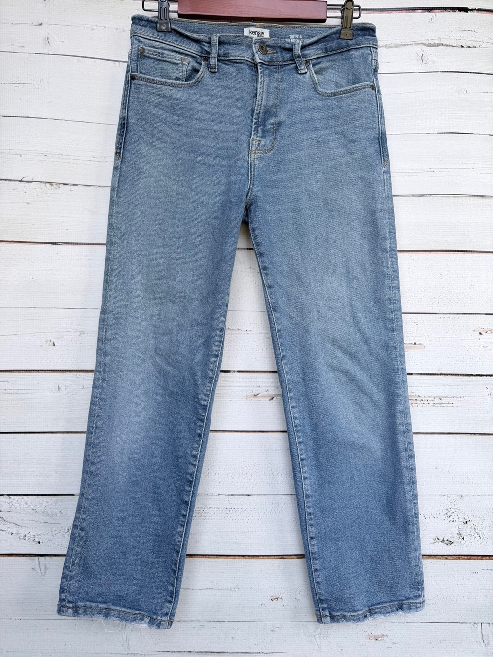 Kensie Jeans Vintage Luxe The Ella High Rise Straight Denim Jeans - 6/28 #130